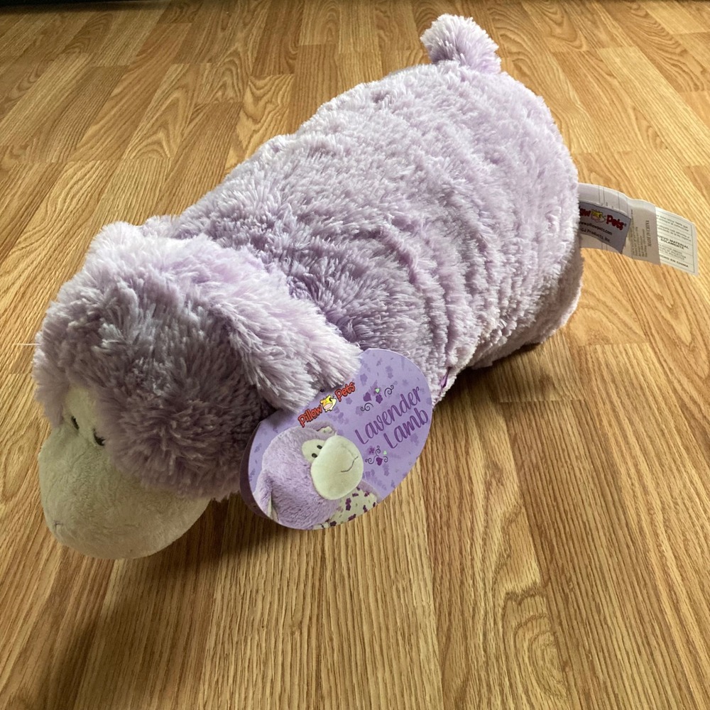 NEW Pillow Pets Lavender Lamb Sweet Scented 18" Plush Purple 2022